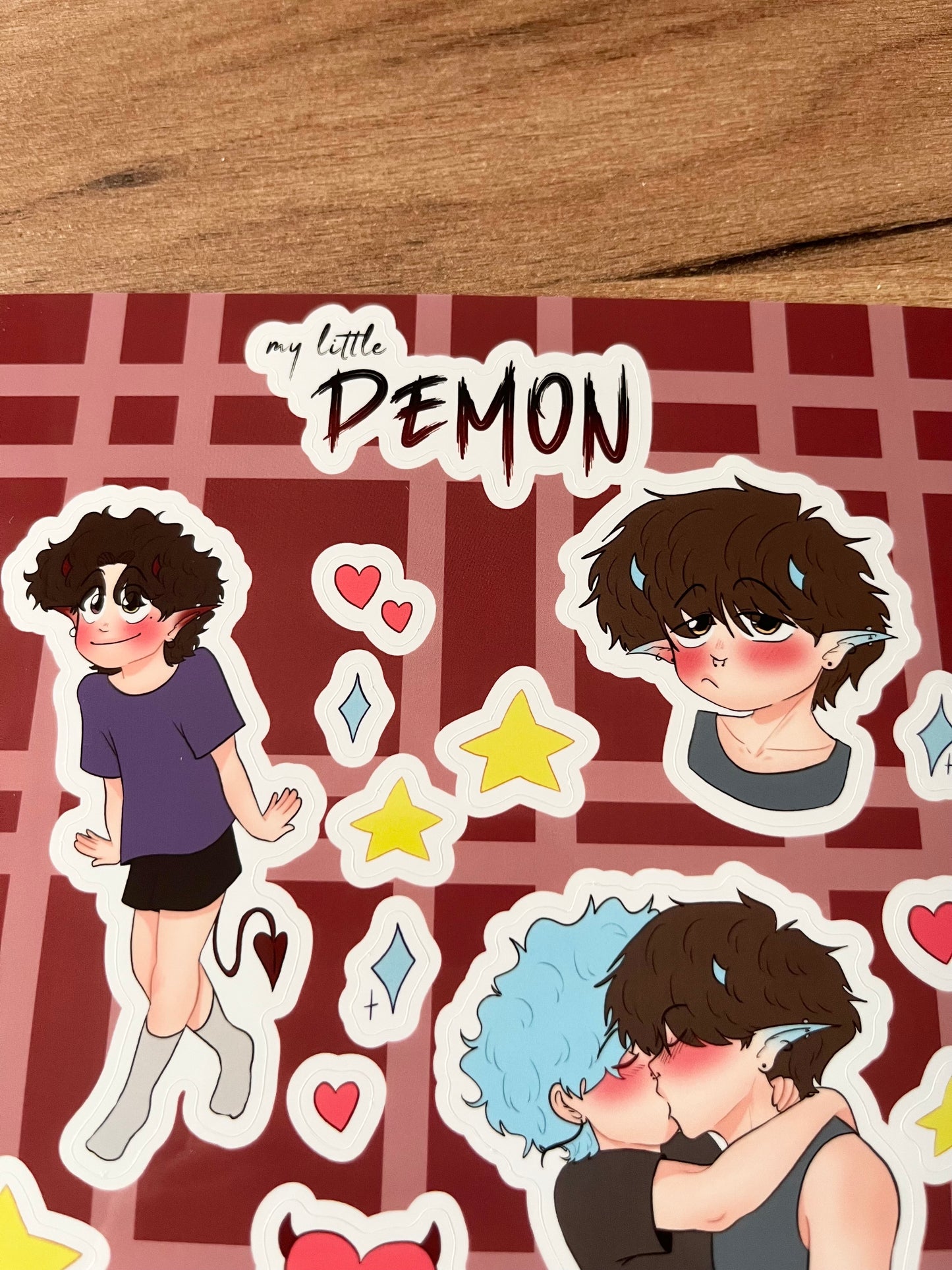 My Little Demon Sticker Sheet
