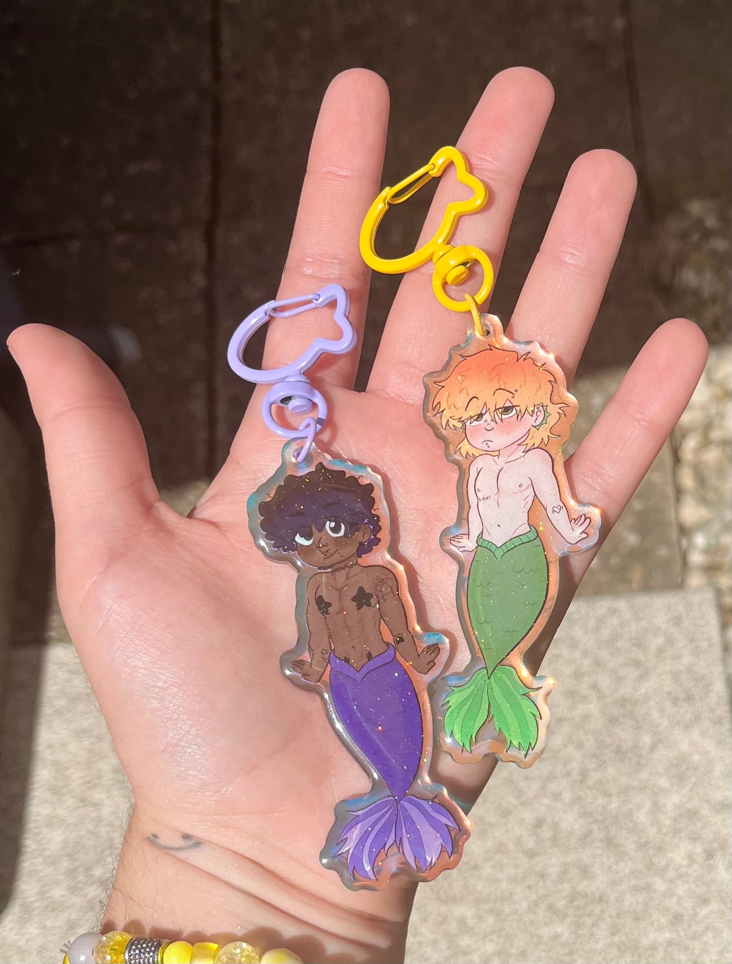 Merman Alex Keychain