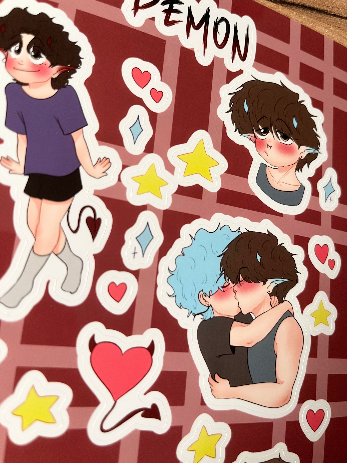 My Little Demon Sticker Sheet