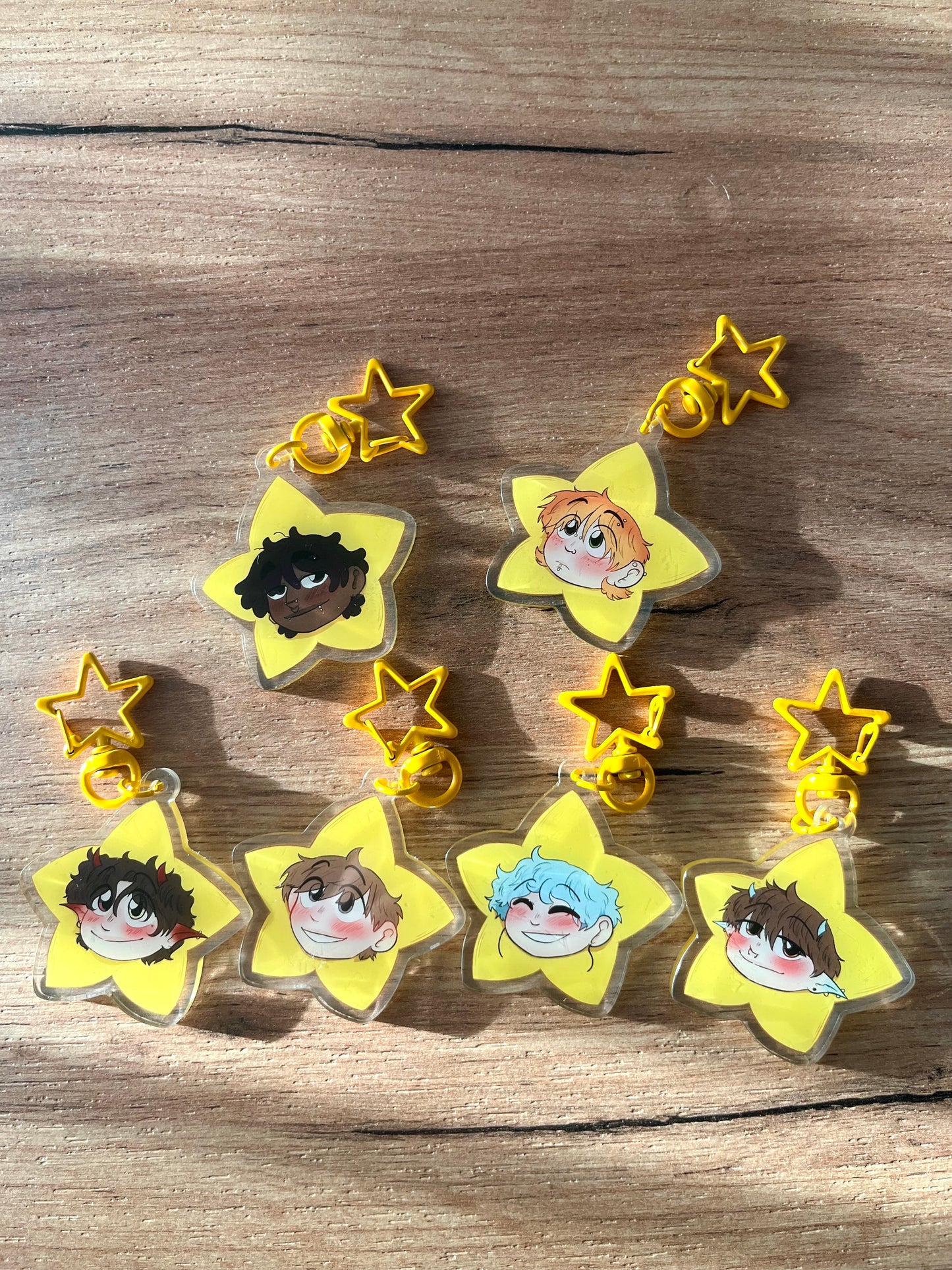 Mystery Star Keychain