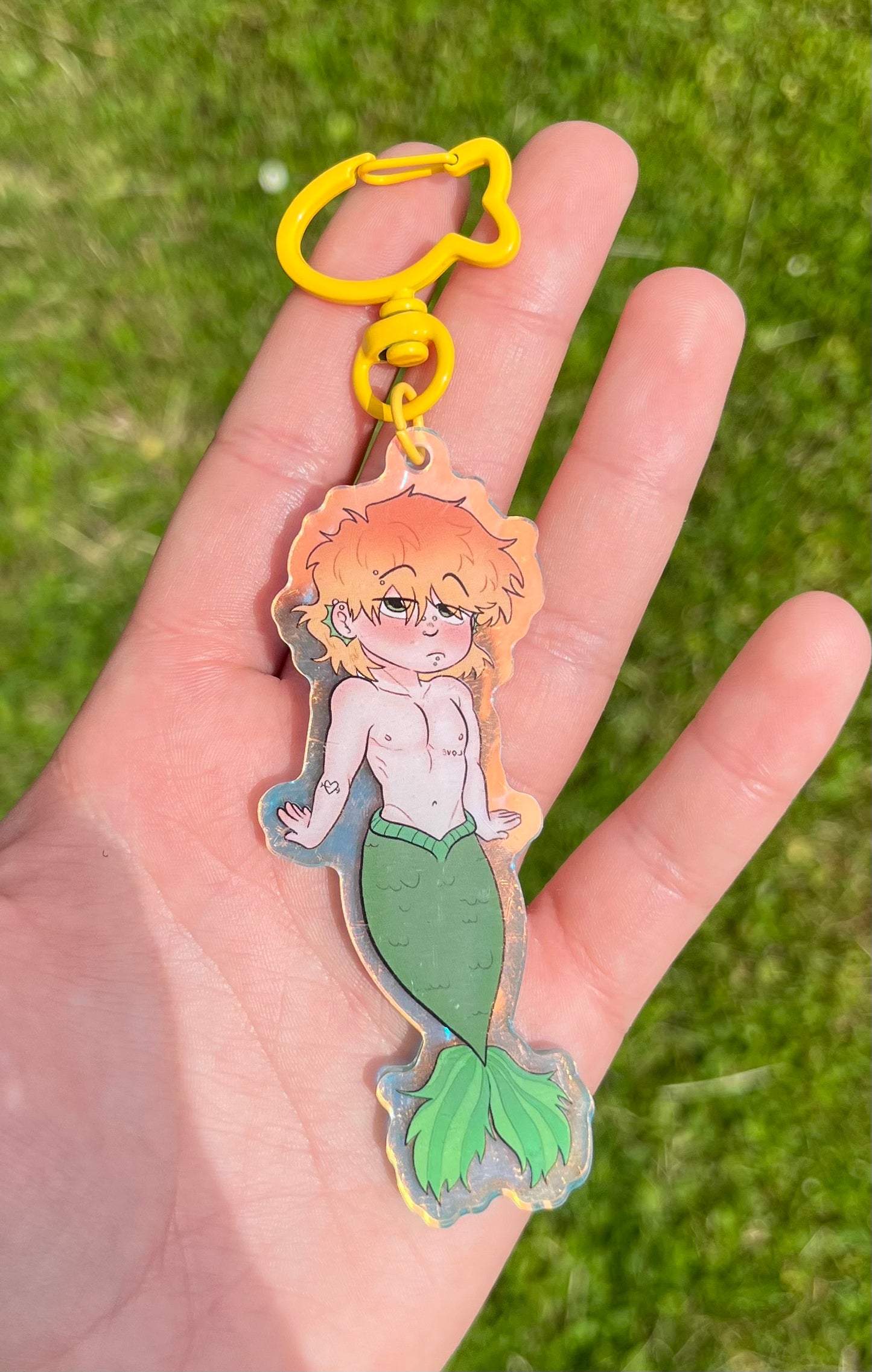 Merman Gabe Keychain