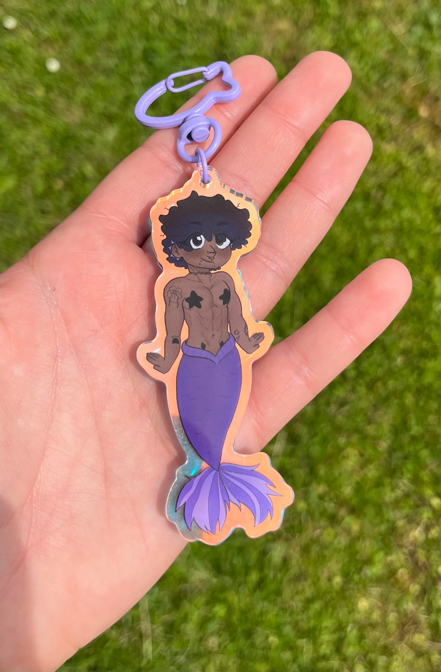 Merman Alex Keychain